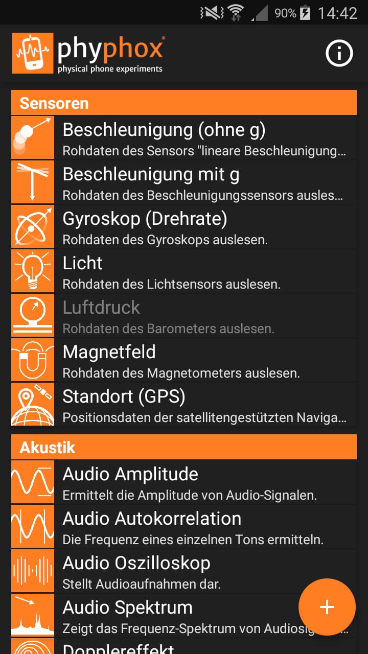 Phyphox – Welche Sensoren Besitzt Mein Handy? – SCIphyLAB ...